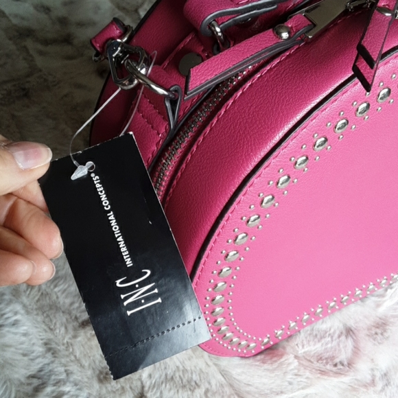 INC Rilie Crossbody Bag BARBIE PINK, NWT - Picture 13 of 14